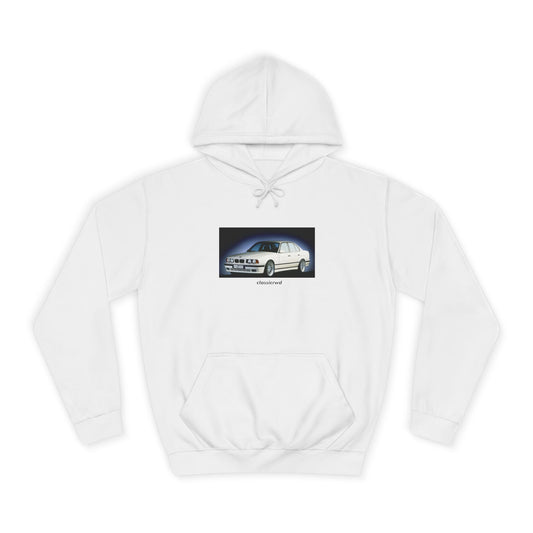 Alpinweiss BMW M5 E34 Boxy Hoodie