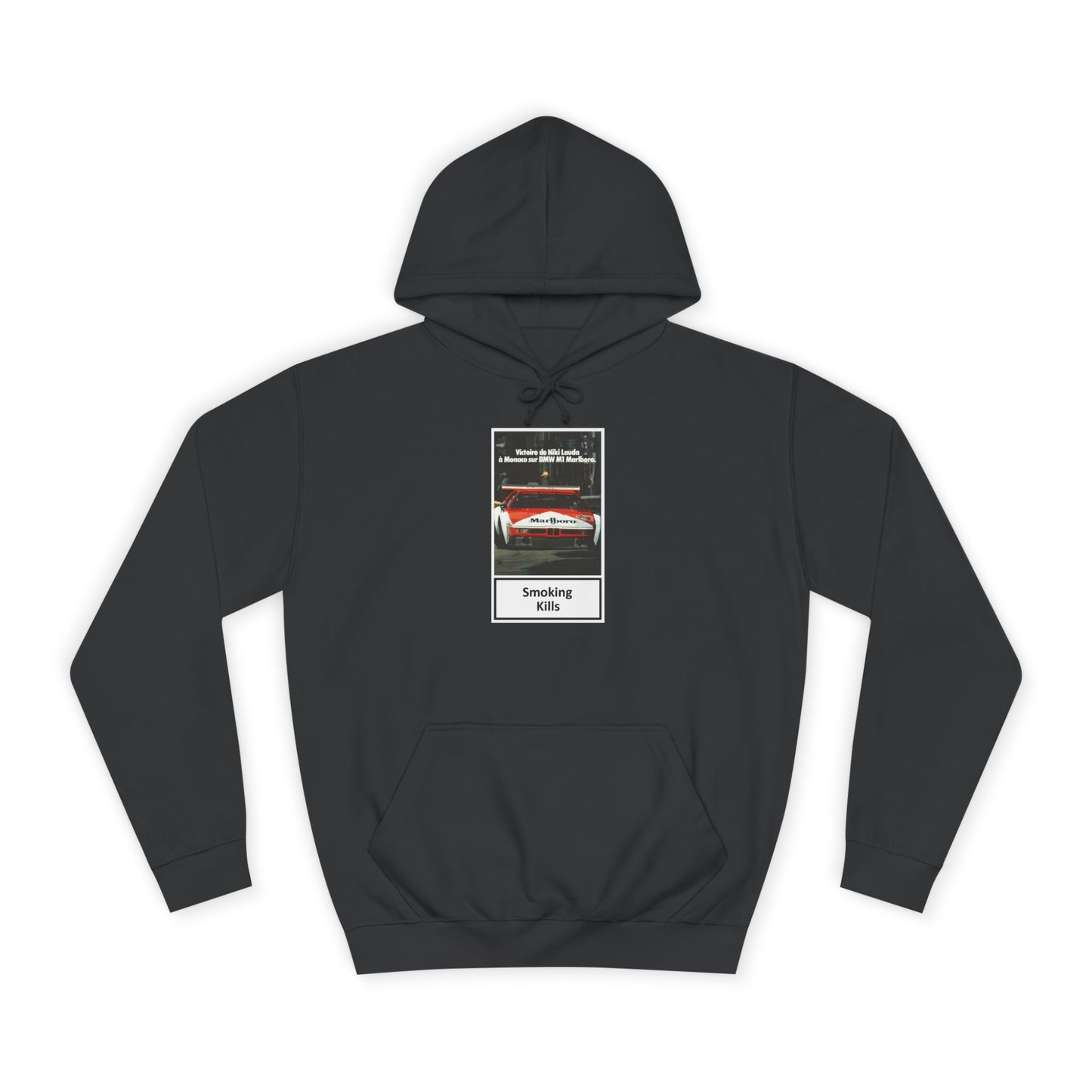 Smoking Kills BMW M1 Marlboro Hoodie Cosmosschwarz