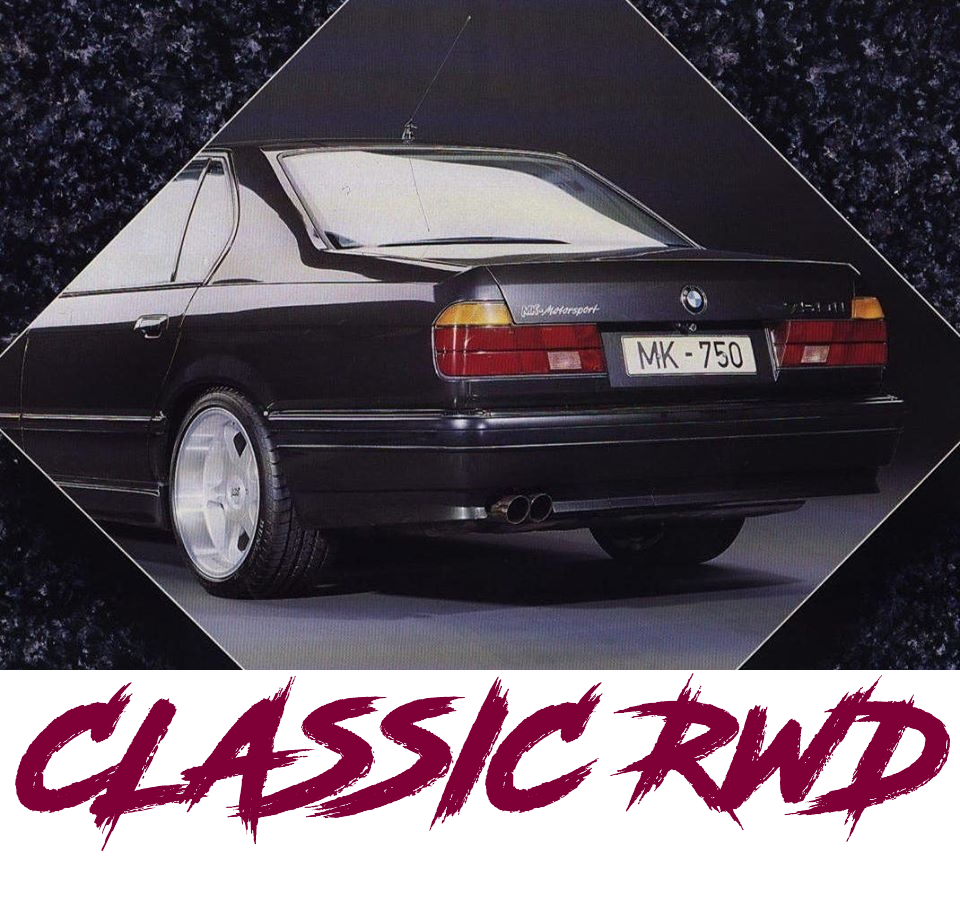 BMW 7 Series e32 boxy hoodie brillanrot